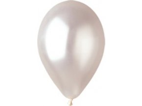 Balónek nafukovací metalíza perleť kulatý