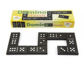  Domino Classic 28ks společenská hra plast v krabičce 21x6x3cm