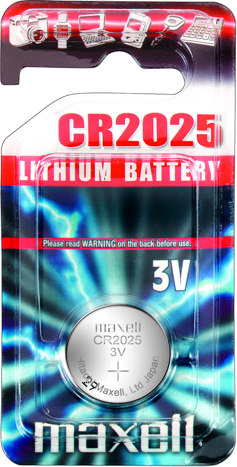 CR2025 1BP Li MAXELL