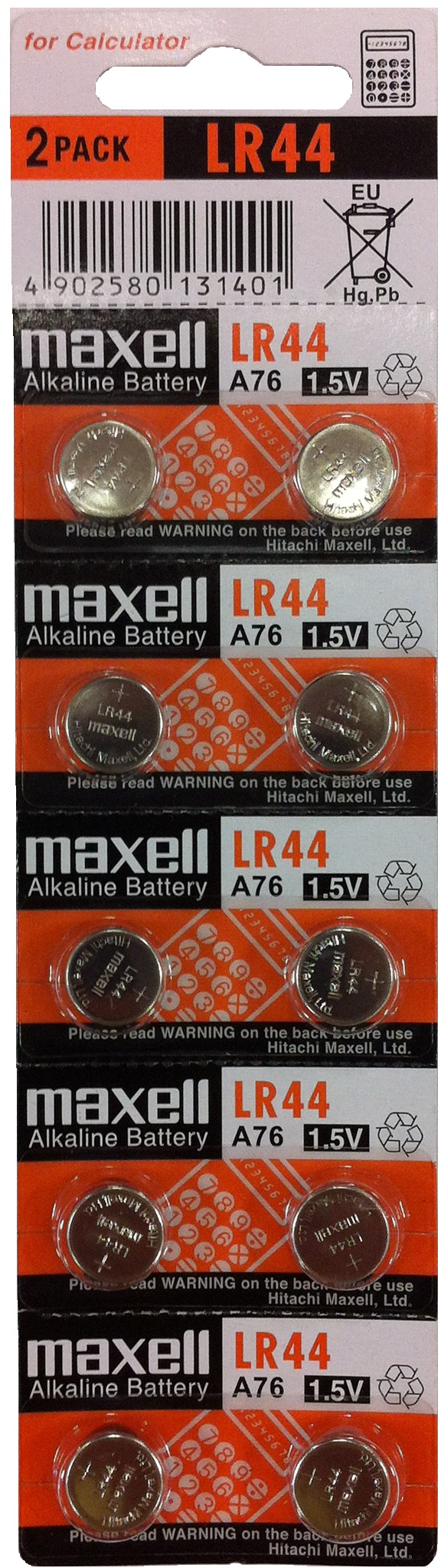 A76/LR44/V13GA 2 kusy Alk MAXELL