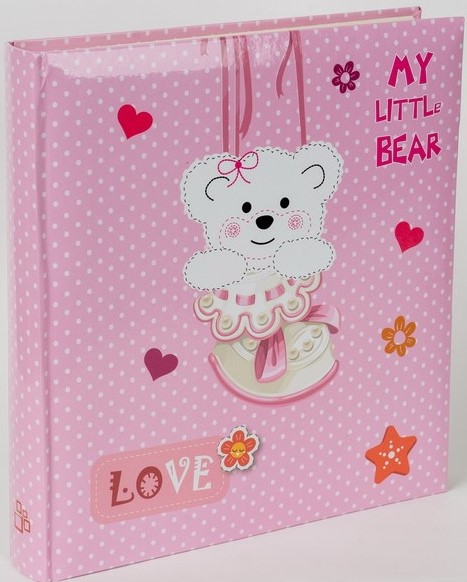 Fotoalbum na fotorůžky DBCL-30 Teddy bear růžový