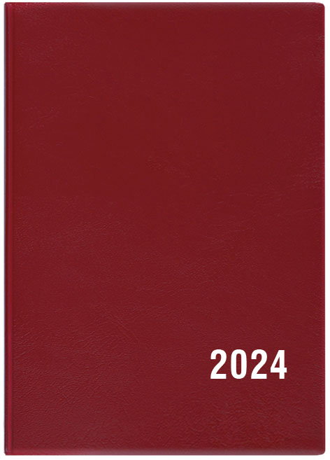 Měsíční diář 2024 Anežka PVC Baloušek BMA1 Barva: Bordó