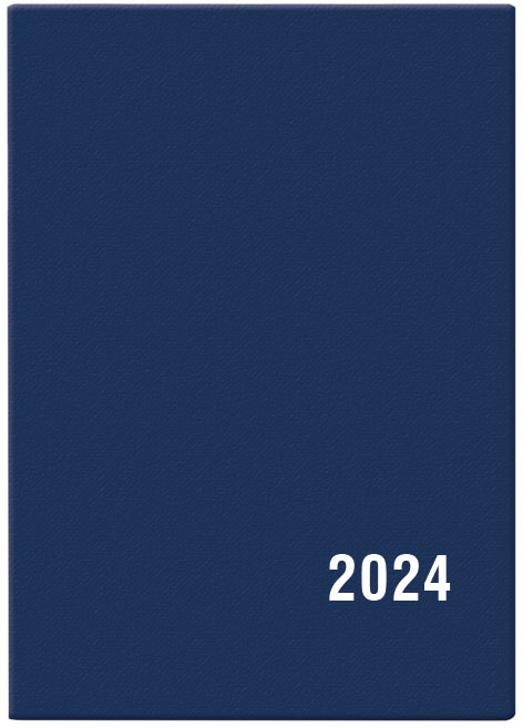Měsíční diář 2024 Anežka PVC Baloušek BMA1 Barva: Modrá