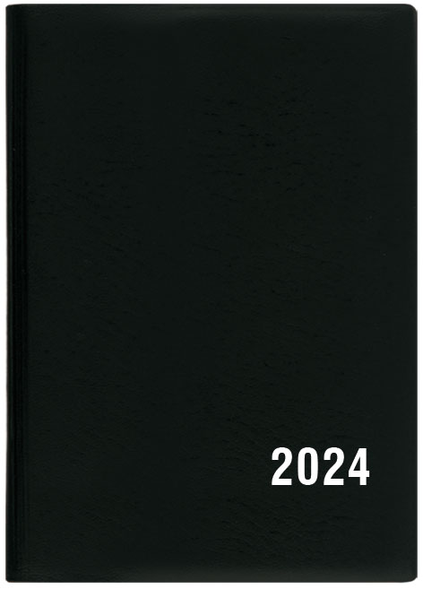 Měsíční diář 2024 Anežka PVC Baloušek BMA1 Barva: Černá