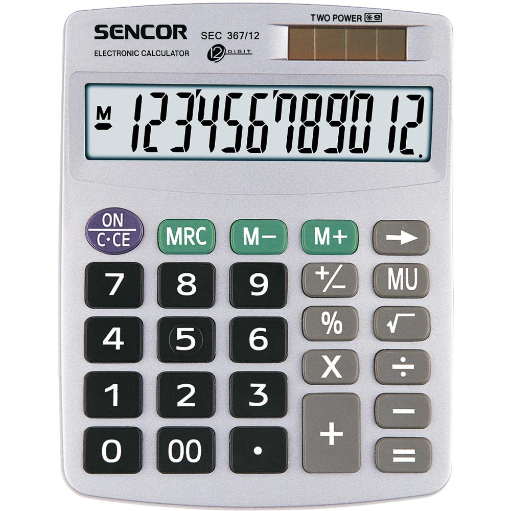 Kalkulačka Sencor SEC 367/ 12 DUA