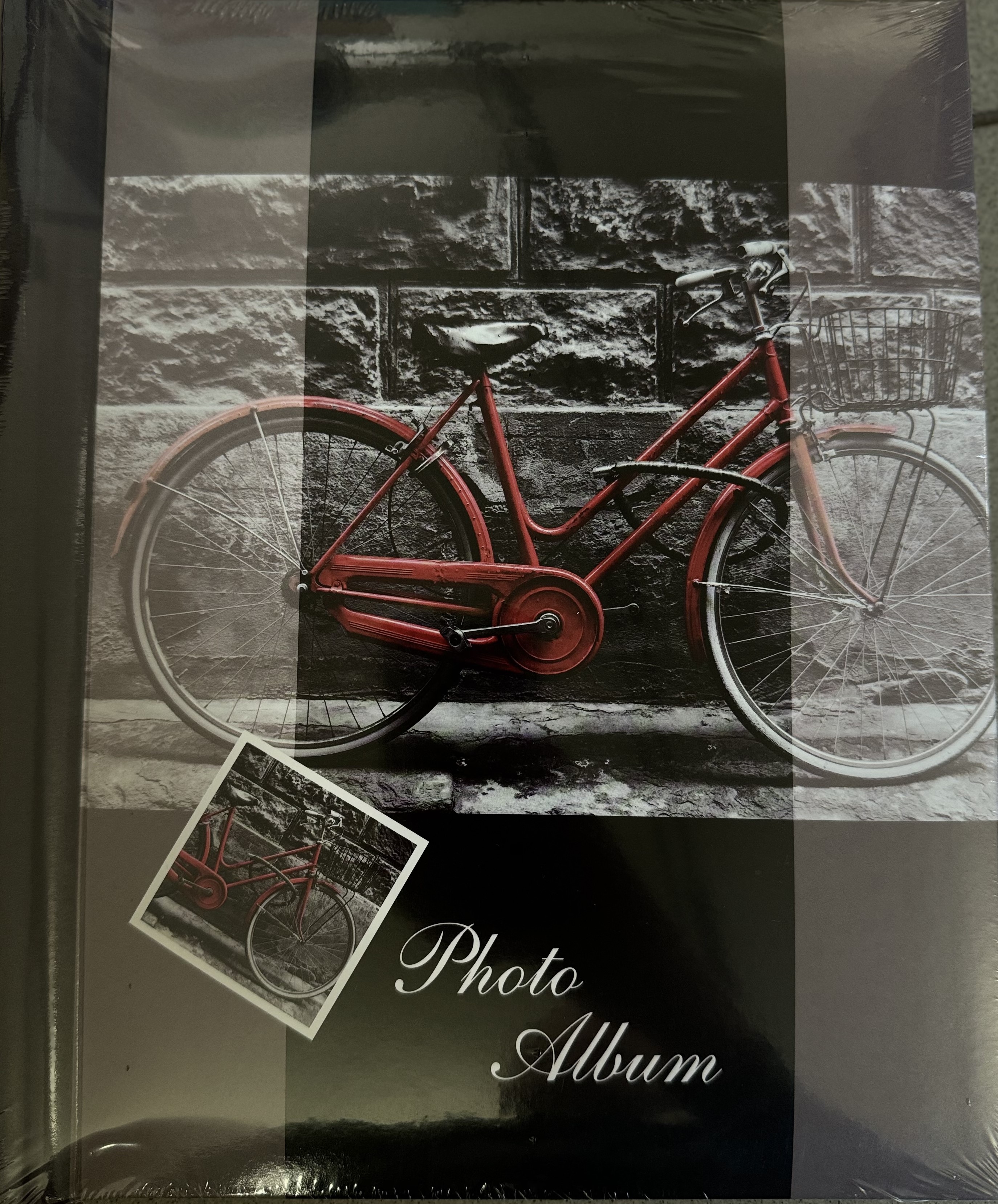 Fotoalbum samolepící DRS-20 Bike červené kolo zeď