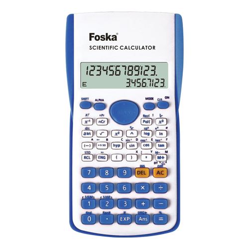 Kalkulačka vědecká 240 funkcí FOSKA CC3000-1