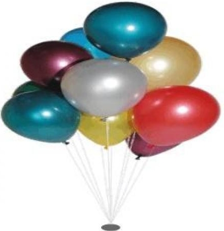 Balónek nafukovací metalíza kulatý Varianta: 1 Ks