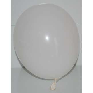 Balónek nafukovací bílý kulatý Varianta: 1 Ks