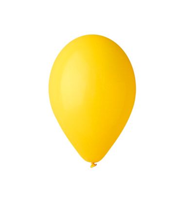 Balónek nafukovací žlutý kulatý Varianta: 1 Ks