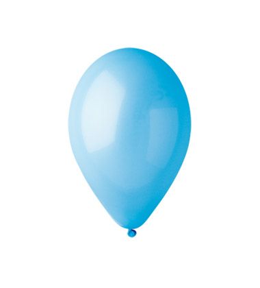 Balónek nafukovací blankytná modř kulatý Varianta: 1 Ks