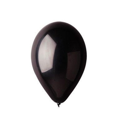 Balónek nafukovací černý kulatý Varianta: 1 Ks
