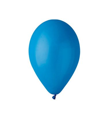 Balónek nafukovací pastelový modrý kulatý Varianta: 1 Ks