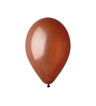 Balónek nafukovací hnědý kulatý Varianta: 1 Ks