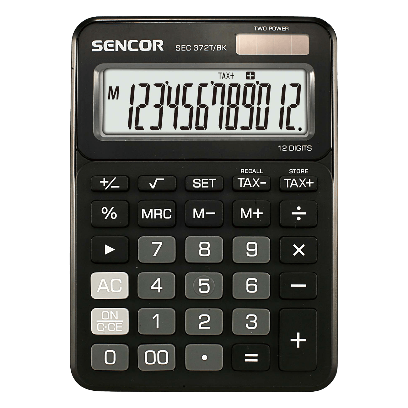 Kalkulačka Sencor SEC 372T/BK černá