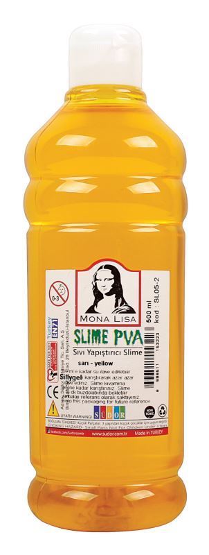 Lepidlo Slime PVA Glue Mona Lisa 500 ml oranžové