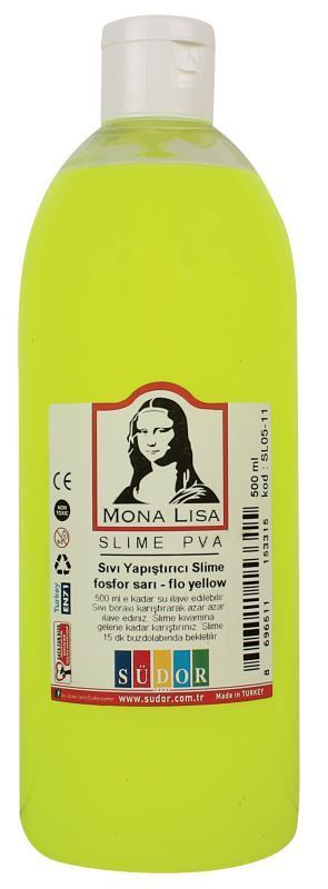 Lepidlo Slime PVA Glue Mona Lisa 500 ml žluté