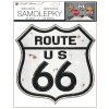 Samolepicí cedulka Route 66 18 x 23 cm 15059