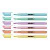 Pastel Brush Tip Marker open with cap all