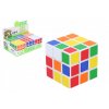 Kostka hlavolam 3x3x3 plast ve fólii 6x6x6cm 6ks v boxu