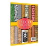 Blok dekoračního papíru - výkres DECO BLOCK B4 24x34 cm, 250g (16 ks) mix 16 vzorů