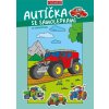 Omalovánka - A4 - se samolepkami - Autíčka
