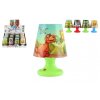 Mini lampička s dinosaurem na stůl plast 8x11cm na baterie 4 druhy 12ks v boxu