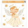 Okenní fólie Andělé 30 x 33,5 cm 294