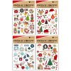 Samolepky s vánočními motivy 8 x 14,5 cm 10724