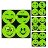 Reflexní samolepky z PVC (mix 4 smajlíků)
