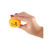 Míček mačkací smajlík antistresový plast 5cm zvracející sliz v sáčku 12ks v boxu