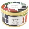 Vonná svíčka Mountain Lodge, 65 g v plechové krabičce