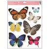 Okenní fólie s glitry Motýli 30 x 42 cm 6792