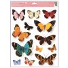 Okenní fólie s glitry Motýli 30 x 42 cm 6792