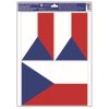 Okenní fólie Česká vlajka 30 x 42 cm 6790