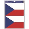 Okenní fólie Česká vlajka 30 x 42 cm 6790