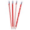 Trojhranná tužka Kores red&white - HB