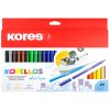 KORES Popisovač dětské fixy tenké 24ks