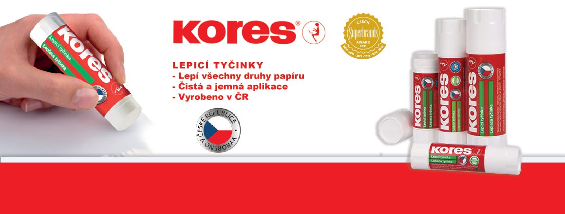 KORES - lepící tyčinky