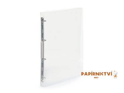 Pořadač PP A4 4kr. Lines čirá 2-141