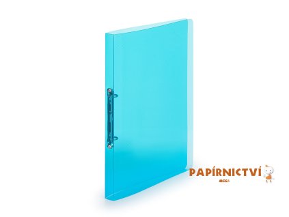 Pořadač PP A4 2kr. Lines modrá 2-167