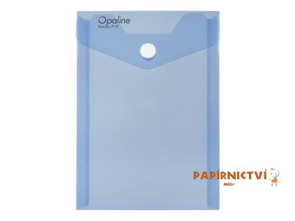 Psaníčko s drukem A6 na výšku Opaline modrá 2-381