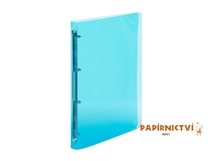 Pořadač PP A5 4kr. Lines modrá 2-244
