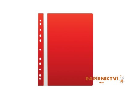 Rychlovazač A4 PP eurozávěs červená 2-410
