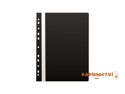 Rychlovazač A4 PP eurozávěs černá 2-414