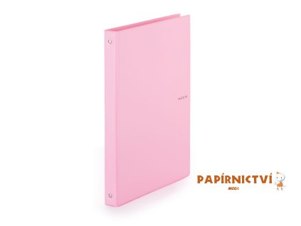 KARIS A4 plast PASTELINI růžový 5-290