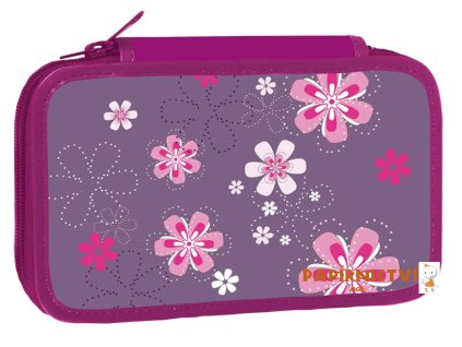 Y-Školní penál dvoupatrový Flower Dream