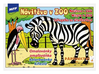 Omalovánka MFP návštěva v zoo