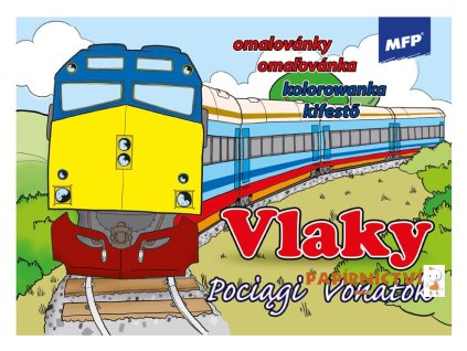 Omalovánky MFP Vlaky