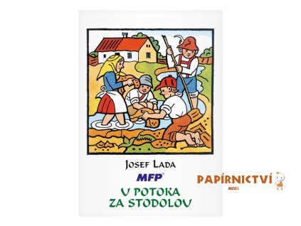 Omalovánky MFP Lada - U potoka za stodolou